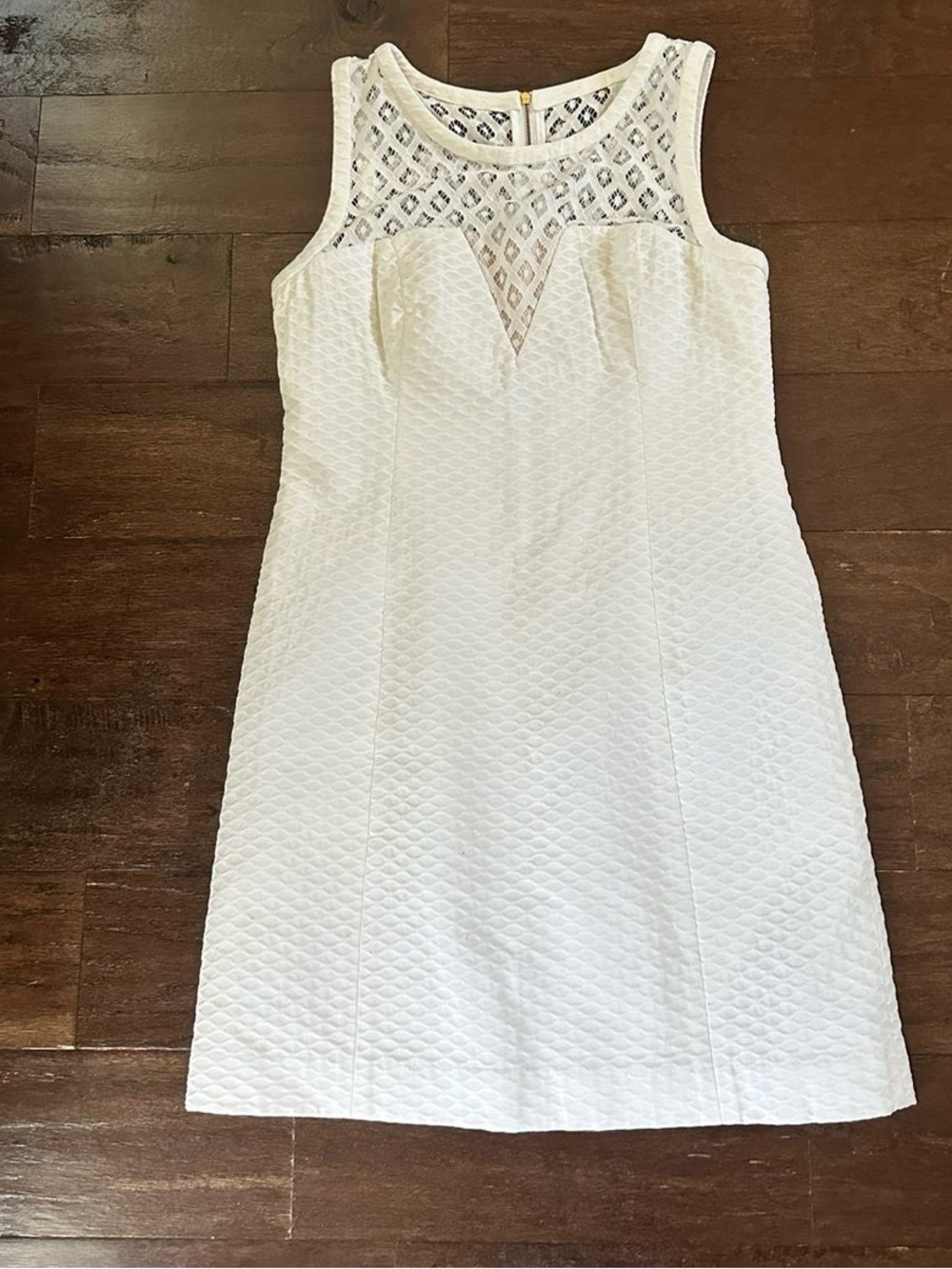 Lilly Pulitzer White Vandalia Shift Dress Size 4-NWOT - Picture 4 of 11